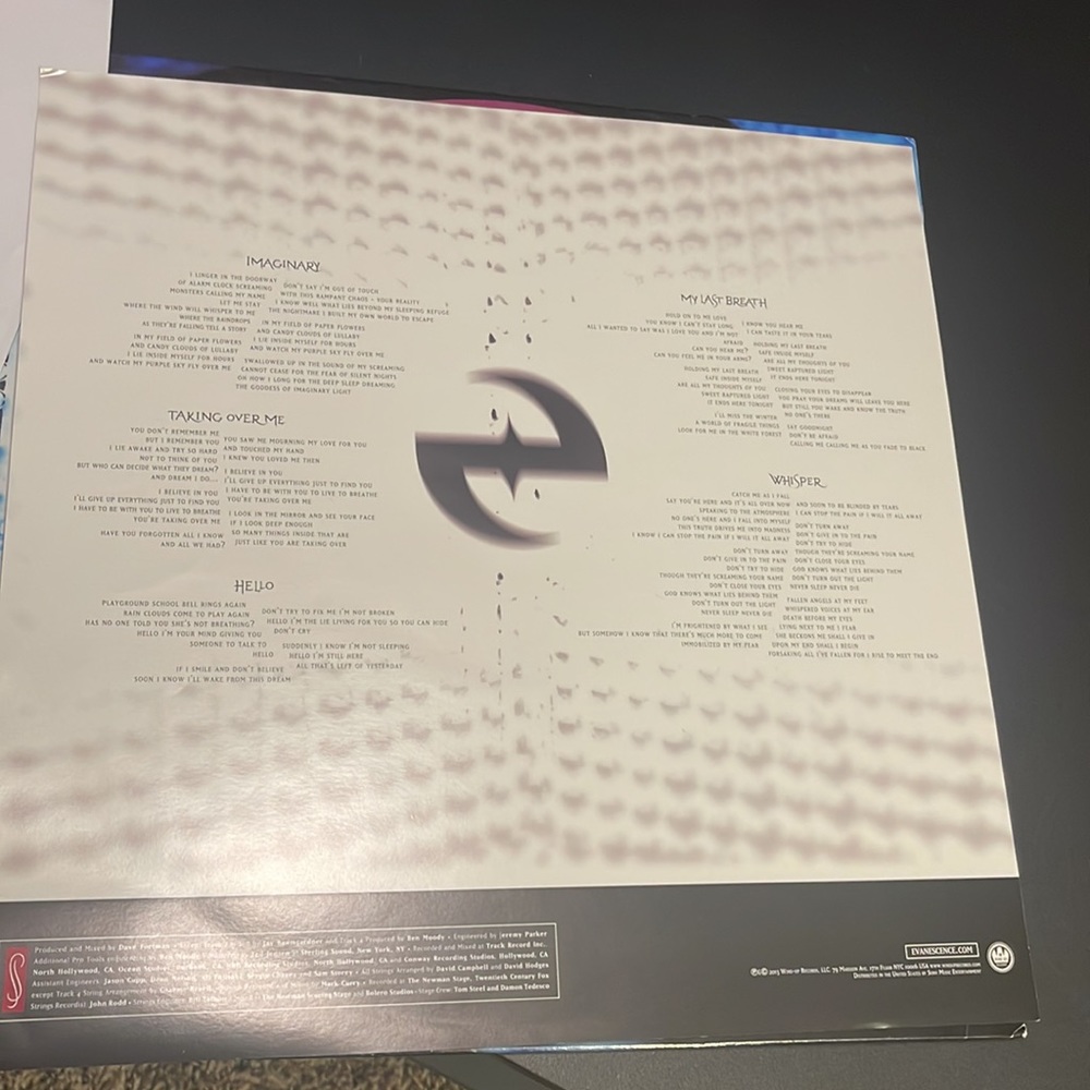 Evanescence Fallen LP purple vinyl - Picture 4 of 5